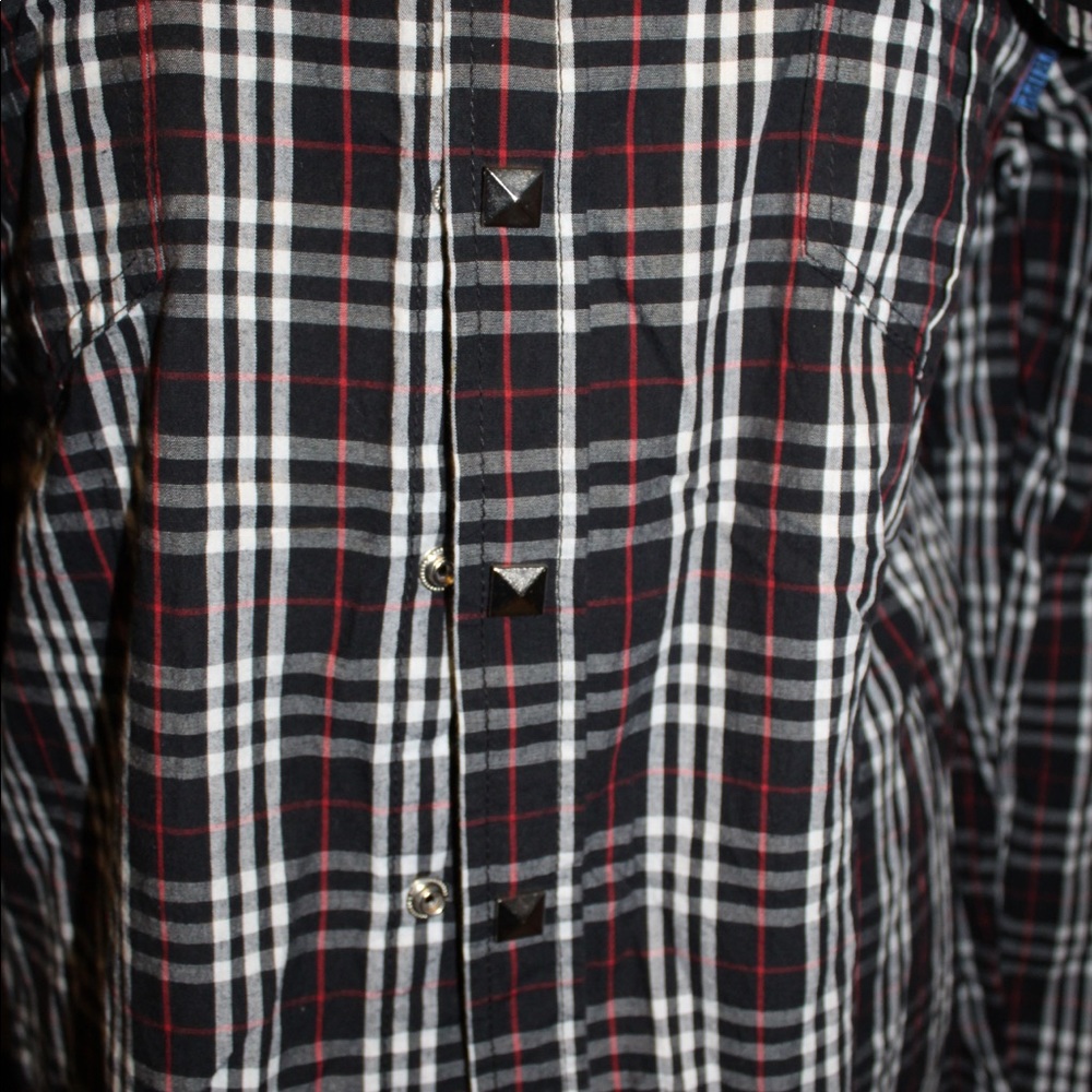tripp plaid button down